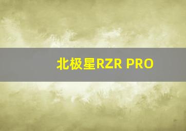 北极星RZR PRO